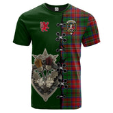 MacCulloch Tartan T-shirt - Lion Rampant And Celtic Thistle Style